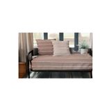 baladı home ev tekstil home collection VIZON koltuk örtüsü çizgili kabartmalı tasarım keten oturma yeri alanı ölçüm ( 80 X 190 CM ) 1 ADE
