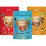 Balanu Protein & Keto & Kolajen Granola Seti 180+180+200 gr x 3 Adet - 360 gr
