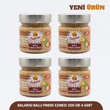 Balarısı Ballı Fındık Ezmesi 200 gr 4 Adet- Glutensiz ( %70 Fındık %20 Bal) - 800 gr