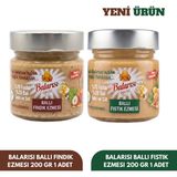 Balarısı Ballı Fındık ve Fıstık Ezmesi - Glütensiz ( Özel Paket ) - 400 gr