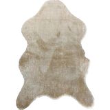 Balat Halı Kalın Kahverengi Peluş Post Halı 120x170