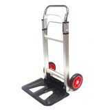 Balatlı Teleskopik Taşıma Arabası 90 Kg Kapasite Alüminyum Özellikli 520x400x710 mm Boyut BLT-TA-AT90A
