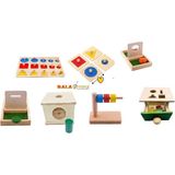 Balatoyz Montessori 0-3 Yaş Toddler Anne Paketi ( 0-3 Yaş Evde Çocuk Eğitimi Montessori Materyalleri - Yok - 001-Renkli