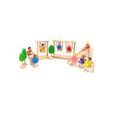 BALATOYZ Montessori Ahşap Park Oyun Seti – Eğitici Rol Yapma Oyuncağı