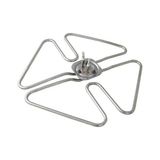 Balçık Semaver Rezistansı Kelebek 2750W 28*28 cm 6,5 mm Cr-Ni