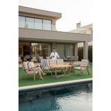 Balco Home Hanımeli 3+1+1+Masa Alüminyum Bahçe Balkon Oturma Grubu Cappucino - Bej - Cappuccino