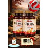 Balen 2 Adet Ginseng Kapsül 375 Mg 60 Adet Takviye Edici Gıda + Hediye Biberiye Yağı