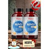 Balen 2 Adet Mag 3 Magnezyum Sitrat Bisglisinat Malat 679 Mg 60 Kapsül + HEDİYE BİBERİYE YAĞI