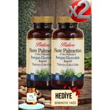 Balen 2 Adet Saw Palmetto Cüce Palmiye Isırgan Ekstraktı Kapsül 60 Adet + Hediye Biberiye Yağı