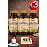 Balen 3 Adet V5 Arı Sütü Ginseng Polen Propolis Tablet 1015 Mg 60 Adet + Hediye Biberiye Yağı