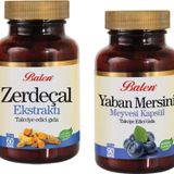 BALEN Bağışıklı 2'li Zerdeçal, Yaban Mersini Kapsül