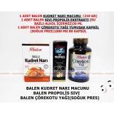 Balen Ballı Kudret Narı+sıvı Propolis +çörekotu Yağı Kapsül
