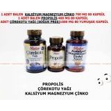 Balen Çörekotu Yağı +kalsiyum Magnezyum Çinko+propolis Kapsül