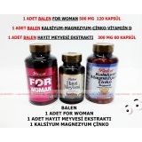 Balen For Woman(Bayan)+hayıt Meyvesi +kalsiyum Magnezyum Çinko