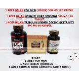 Balen Formen(Erkek)+tribulus Terrestris+kırmızı Kore Gınseng