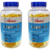 Balen Omega 3 Norveç Balık Yağı 1380 Mg 200 Kapsül x 2 Adet Yetişkin Kullanıcılar İçin Zengin İçerik