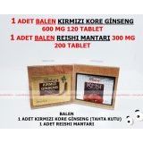 Balen Reishi Mantarı (Ganoderma Lucidum)+kırmızı Kore Gınseng
