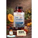 Balen Saw Palmetto Plus Cüce Palmiye Çin Çinkosu Vitamin D3 Kapsül 685 Mg 80 Kapsül + HEDİYE BİBERİYE YAĞI