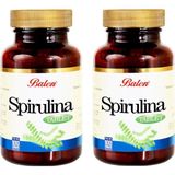Balen Spirulina (Yosun) 740 mg 100 Tablet 2 Adet B12 Vitamini İçeren Doğal Besin Takviyesi
