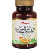 Balen V5 Arı Sütü & Kırmızı Ginseng & Polen & Propolis 1015MG*30 Kapsül