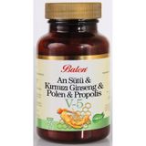 Balen V5 Tablet Arı Sütü Kırmızı Ginseng Polen Propolis 1000 Mg