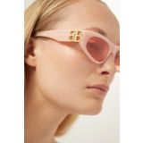 Balenciaga BB0095S 003 Pink Dynasty D Slim Kadın Güneş Gözlüğü