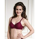 Balenli Toparlayıcı Basic Sütyen - Bordo - 75C