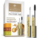 Balen's Beeauty Balen Kaş Kirpik Yağı 7,5 ml Kutulu Besleyici Formül İle Uzun Süreli Etki Sağlar - Siyah