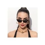 BALEZA Cat Eye Siyah Kadın Güneş Gözlüğü Tasarım Gözlük