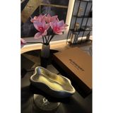 BalibeeCandle BalibeecandleHandmade Dekoratif Luxry Gold Tabak Dekoratif Gold obje 23x11x5