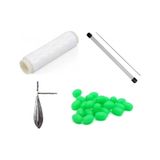 Balık Avı Hazır Set Aparatlı Sörf Kurşun 60 G Yem Ipi Yem Şişi Fosforlu Boncuk