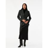 Balık Form Slim Fit Dokulu Saten Midi Etek