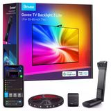Balık Gözü Düzeltme İşlevine Sahip Govee Tv Arka Işığı 3 Lite, 55-65 İnç Tv'ler İçin Senkronizasyon, Kameralı 3,6M Rgbıcw Wifi Tv Led Şeridi, 1 Lamba Boncukunda 4 Renk, Ses Ve App Kontrolü