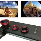 Balık Gözü Lens Fish Eye 3 Wide Geniş Açılı Makro Telefon Lensi