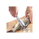 Balık Pulu Temizleyici Soyucu Kolay Balık Pul Derisi Temizleme Soyma Fırçası Bıçağı Çelik 23X3.5 Cm