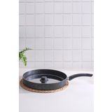 Balik Tavasi 30 Cm Kapakli Tava Granit Bazlama Borek Tavasi