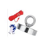 Balıkçılık İçin Halatlı Eldiven Seti, 80Mm Mıknatıs İle