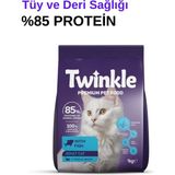 Balıklı Yetişkin Kedi Maması 1 kg Dengeli Beslenme Parlak Tüyler, Güçlü Bağışıklık