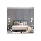 Balıksırtı Desenli Duvar Kağıdı 100-9 | Wallert Olivia, Füme Gri / Orta Gri, Kağıt Taban Taban + Vinil Kaplama - 16.5 m²