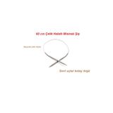 BALIM ÖRGÜ EVİ 60 cm Çelik Halatlı Misinalı Şiş