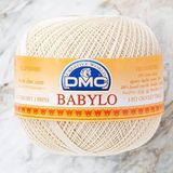 balım örgü evi DMC BABYLO NO :30 DANTEL VE AĞ İPLİĞİ EKRU 100 GRAM