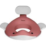 Balina Tasarımlı Çocuk Klozet Adaptörü Kaymaz, Ergonomik, Zararsız Malzeme - Koyu Pembe