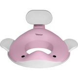 Balina Tasarımlı Çocuk Klozet Adaptörü Kaymaz, Ergonomik, Zararsız Malzeme - Pembe