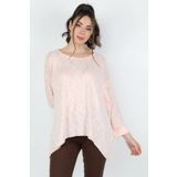 Balins BT/408 Pembe Yarasa Kol Muline Kadın Triko
