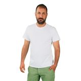Balins Erkek Bisiklet Yaka Kısa Kollu Tişört Beyaz 3 XL