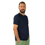 Balins Erkek Bisiklet Yaka Kısa Kollu Tişört Lacivert - L