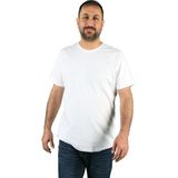 Balins Erkek Koton Bisiklet Yaka Kısa Kollu Tişört - 001-Beyaz