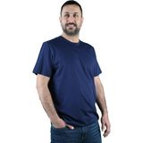 Balins Erkek Koton Bisiklet Yaka Kısa Kollu Tişört - 2XL - 04L-Lacivert