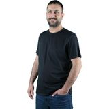 Balins Erkek Koton Bisiklet Yaka Kısa Kollu Tişört - 3XL - 000-Siyah