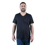 Balins Erkek Koton V Yaka Kısa Kollu Tişört Lacivert M